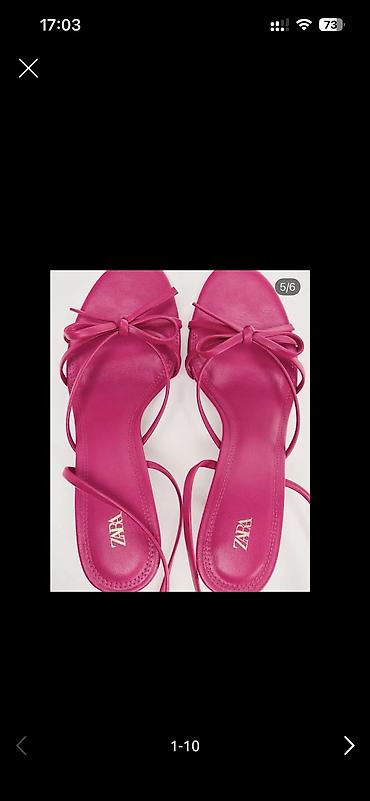 Basanoşka və səndəllər: Zara, Ölçü: 36, Yeni — 5