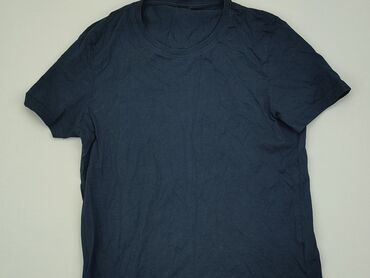 niebieski t shirty damskie: T-shirt, M, stan - Dobry