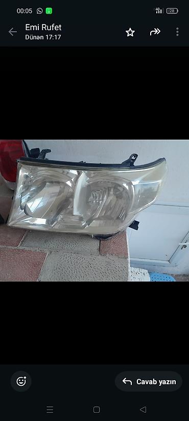 Nəqliyyat: Toyota Land Cruiser Prado (J120) üçün ön faralar və arxa sağ — 2