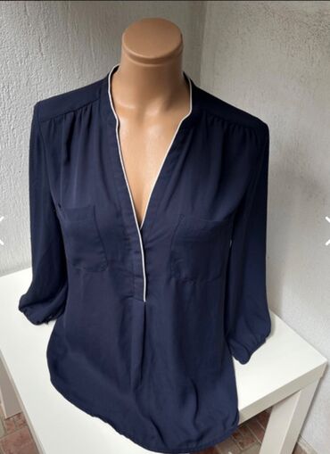 Blouses: S (EU 36), M (EU 38), Viscose, color - Multicolored