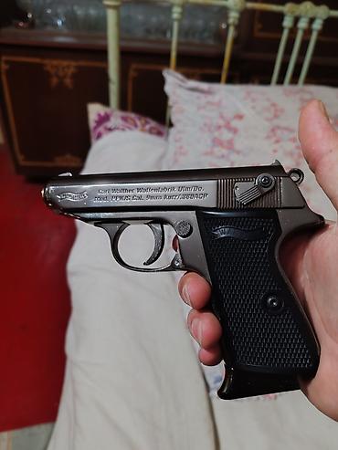 oyuncaq silahlar satisi: AIRSOFT TAPANCA. WALTER PPK. TAM MAKAROV DIZAYNINDA. PNEVMATIK — 1