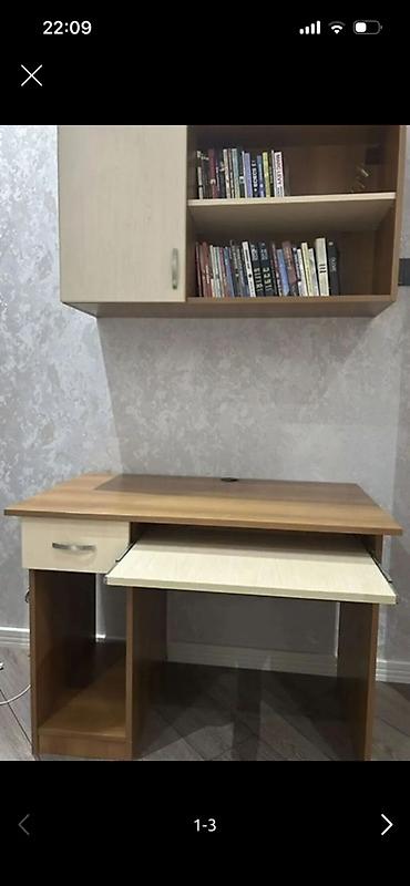 Sifarişlə mebel: Düz masa, Polkalı, Siyirməli, Sadə laminat, Zəmanətsiz, Kredit yoxdur — 3