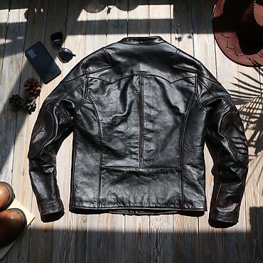 мото куртки: Мужская куртка, 4XL, Новый, цвет - Коричневый, Платная доставка — 9
