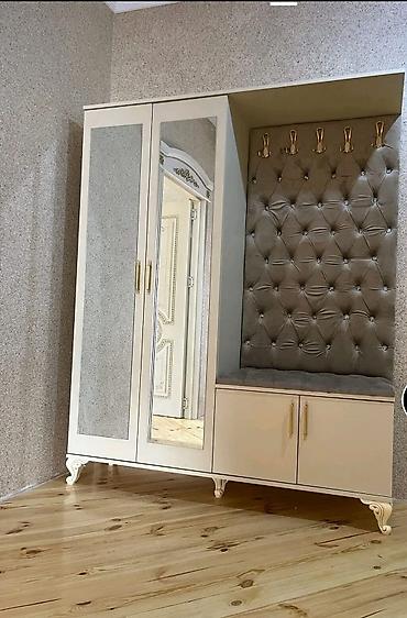 dolab sifarisi: Yeni, 4 qapılı, Güzgülü, Bej, Açılan, Düz dolab — 1