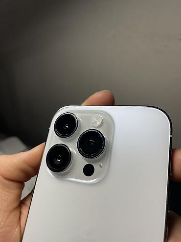 красивые номера телефонов: IPhone 14 Pro, Б/у, 128 ГБ, Белый, Защитное стекло, Коробка, 100 % — 2