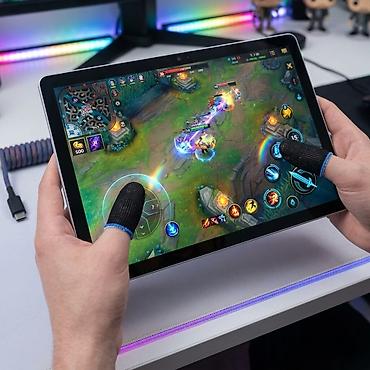 bluetooth gamepad: Mobil oyun üçün toxunma ekran barmaq ucları (2 ədəd) - Material — 4