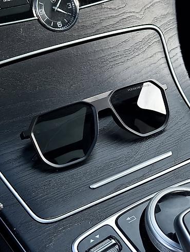 Очки: Porsche Design gün eynəyi - Brend: Porsche Design (çiçəyində loqo — 1