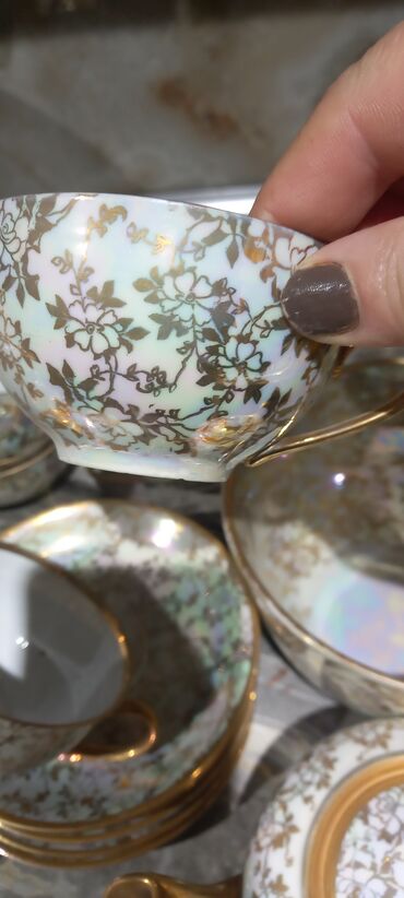 Çay dəstləri və servizlər: Çay dəsti, rəng - Qızılı -da lalafo.az — 5 Çay dəstləri və servizlər: Çay dəsti, rəng - Qızılı — 5