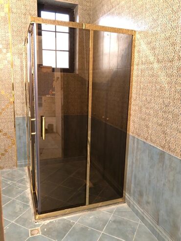 Duş kabinaları, arakəsmələr: Yeni Üstü açıq kabina, Düzbucaqlı, Ödənişli çatdırılma — 9