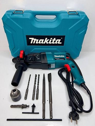 дизельный молот: Перфоратор Makita (сетевой, с кейсом и набором оснастки) Описание: - — 1