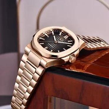 Ručni satovi: PAGANI DESIGN PD-1728 - 40mm - Roze zlatna / Crna PAGANI DESIGN — 11