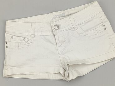 granatowe bluzki z krótkim rękawem: Shorts, S (EU 36), condition - Good