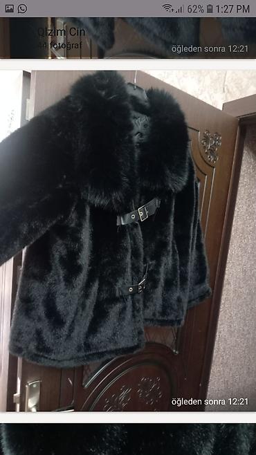 Kürklər: Kürk, Bershka, XL, rəng - Qara — 2