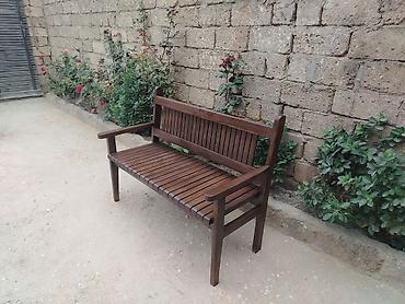 taxtalar: Bağ üçün taxta oturacaq və ağac ətrafı dairəvi skamya - Material — 8