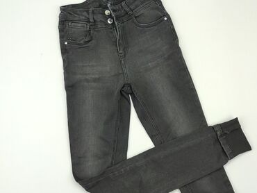spódnice jeansowe czarne z guzikami: Jeansy, Only, XS, stan - Bardzo dobry