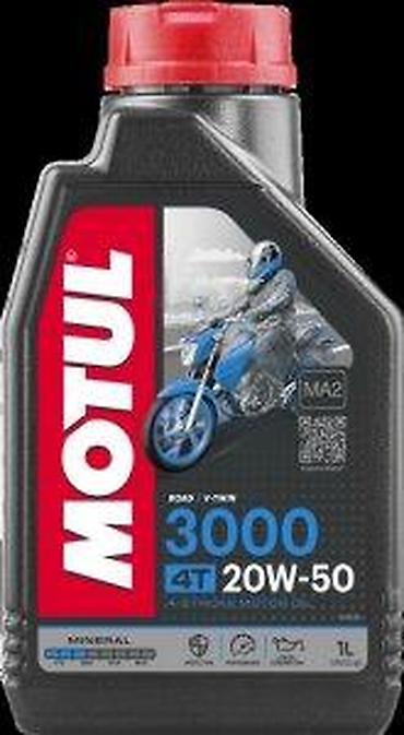 piccolo motor: Mineralno motorno ulje Motul 3000 4T 20W-50 je formulisano za — 2
