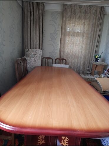 ���������������� ������������ �� �������������� в Кыргызстан | КОМПЛЕКТЫ СТОЛОВ И СТУЛЬЕВ: Продаётся стол со стульями(5)! Из чистого дерева. Абсолютно новый!