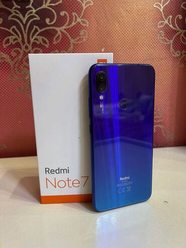 redmi note 10 t qiymeti: Redmi Note 7, 32 GB, rəng - Göy, İki sim kartlı