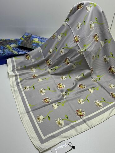Платки: 📣📣 Новый платки 🔥🔥🔥🔥 🧣🧣Рамер : 90:90 см 🧣🧣Материал : 100% silk — 6