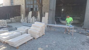 Сары-Таш, Травертин: Фасад из натурального камня современным дизайном. Фасад выполнен из — 6