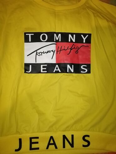 uzun qadın koftaları: Futbolka Tommy Hilfiger, M (EU 38), rəng - Sarı