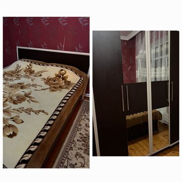 taxt ustu: İkinəfərlik çarpayı, Dolab, İşlənmiş