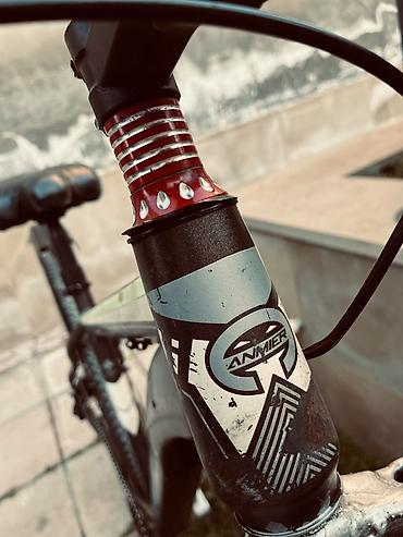 Dağ velosipedləri: Anmier dağ velosipedi - Güclü alüminium çərçivə, gümüş/qara rəng — 3