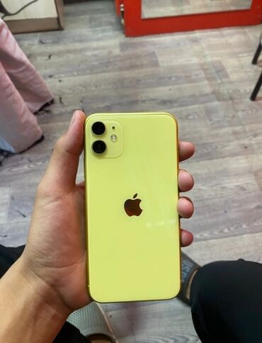 печь для хлеба: IPhone 11, Колдонулган, 128 ГБ, Сары, Бөлүп төлөө менен, 76 %