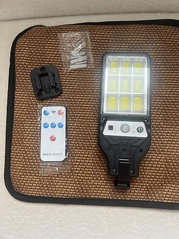 8 eded var 1 eded 10 azn Günəş enerjili LED divar lampası – pultla