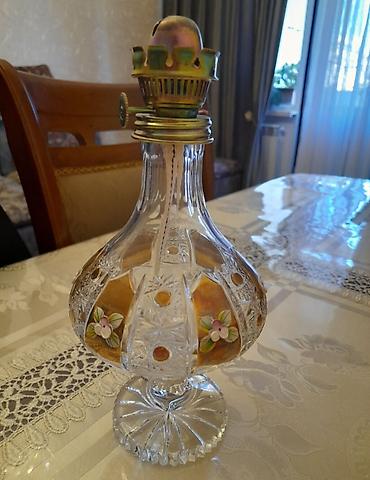 aminol yağ: Kristal bədənli dekorativ yağ lampası - Material: qalın kəsimli — 1