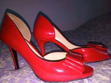 туфли на каблуках 37 размер: Туфли Размер: 37, цвет - Красный