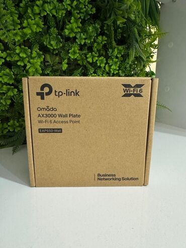 Modemlər və şəbəkə avadanlıqları: TP-Link Omada AX3000 divar plitəsi Wi-Fi 6 giriş nöqtəsi ilə evinizdə