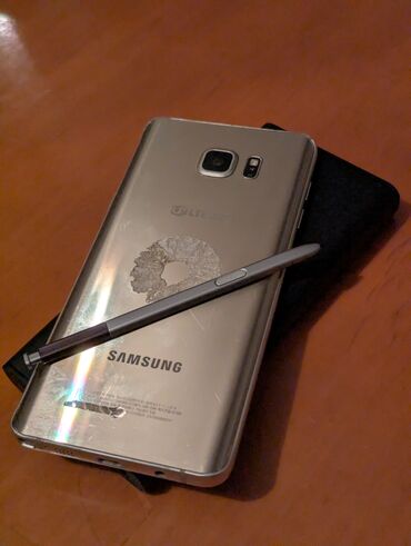 samsun a51: Samsung Galaxy Note 5, Колдонулган, 32 ГБ, түсү - Саргыч боз, 1 SIM