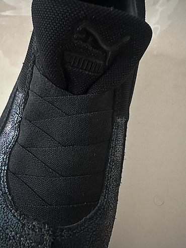 Kişi ayaqqabıları: Qara rəngli unisex slip-on idman ayaqqabısı - Dizayn: Zərif, aşağı — 5