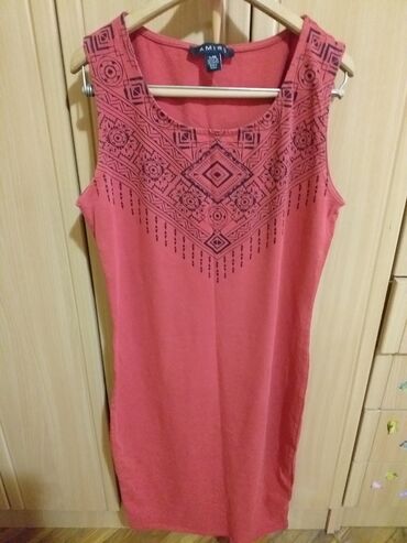 haljine od žerseja: L (EU 40), color - Pink, Other style, Other sleeves