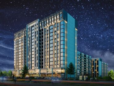 квартира карвен 4 сезона: 1 комната, 59 м², Элитка, 3 этаж, ПСО (под самоотделку)