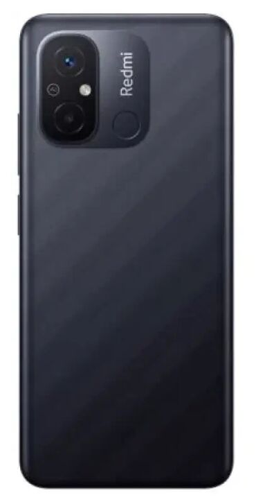 сканеры контактный (cis) фотобумага: Redmi, Redmi 12C, Колдонулган, 128 ГБ, түсү - Кара, 2 SIM
