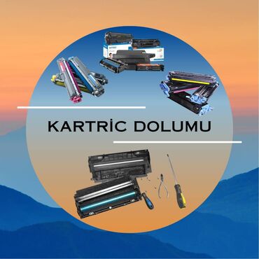 ремонт кожаной одежды: Bütün növ katriclərə dolum.
Printerlərə texniki baxışın keçirilməsi
