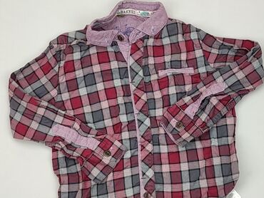 Shirts: Shirt 4-5 years, condition - Very good, pattern - Cell, color - Multicolored