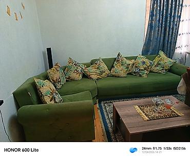 Divanlar: Künc divan, İşlənmiş, Açılan, Bazalı, Parça, Çatdırılma yoxdur — 1