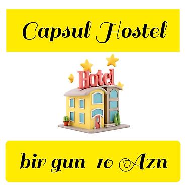 binə əmlak: EM Hostel Baku 6 nəferlik ekonom otaqda bir yataq cəmi 6 Azn. Tek — 2