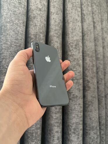 realme x: IPhone X, 64 GB, Qara, Simsiz şarj, Face ID, Sənədlərlə