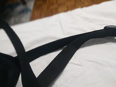 Sportske torbe i rančevi: Adidas uniseks torbica preko ramena – klasičan crni model sa belim — 5
