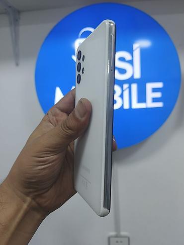 Elektronika: Samsung Galaxy A32, 64 GB, rəng - Ağ, Barmaq izi — 5