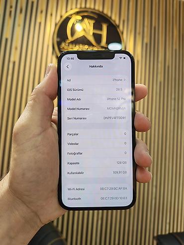 iphone 12 pro kreditle: IPhone 12 Pro, 128 GB, Pacific Blue, Simsiz şarj, Face ID, Sənədlərlə — 2