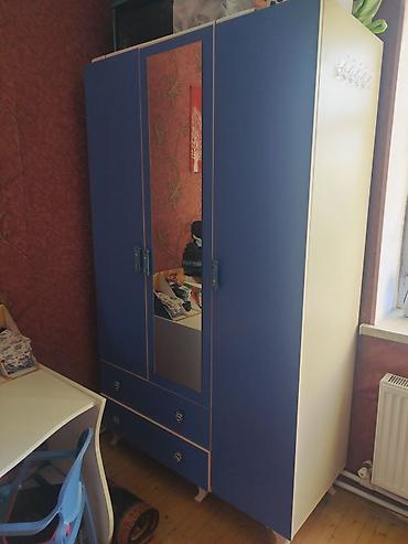 gülçü: Oğlan və qız üçün, İşlənmiş, 3 qapılı, Açılan, Düz dolab — 1