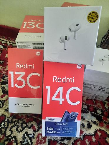 хиоми 13: Redmi, Redmi 13C, Новый, 256 ГБ, цвет - Черный, 2 SIM — 3