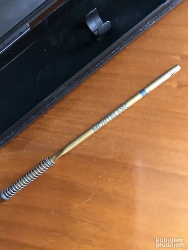 Ostali predmeti za umetnost i kolekcionarstvo: Vintage originalna Pelikan hemijska olovka Crna i zeleno crna Ulozak — 10