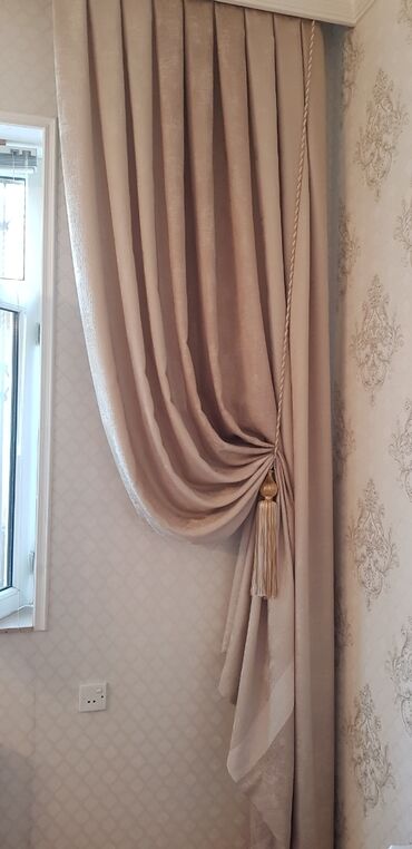 Pərdə və tüllər: Türkiyə istehsalı pərdələri - 1 metrəsi 15 - 20 - 25 manat, Modern — 28