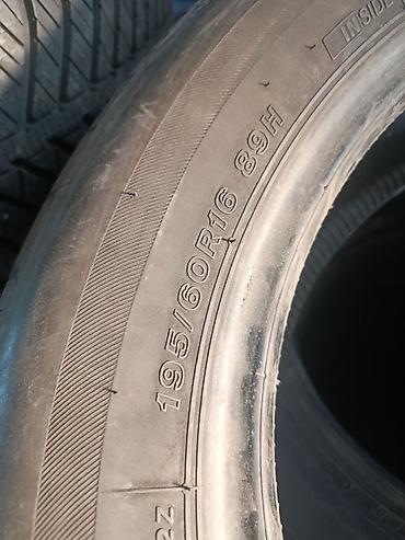 16 lt: Шины 195 / 60 / R 16, Лето, Б/у, 1 шт, Легковые, Япония — 1